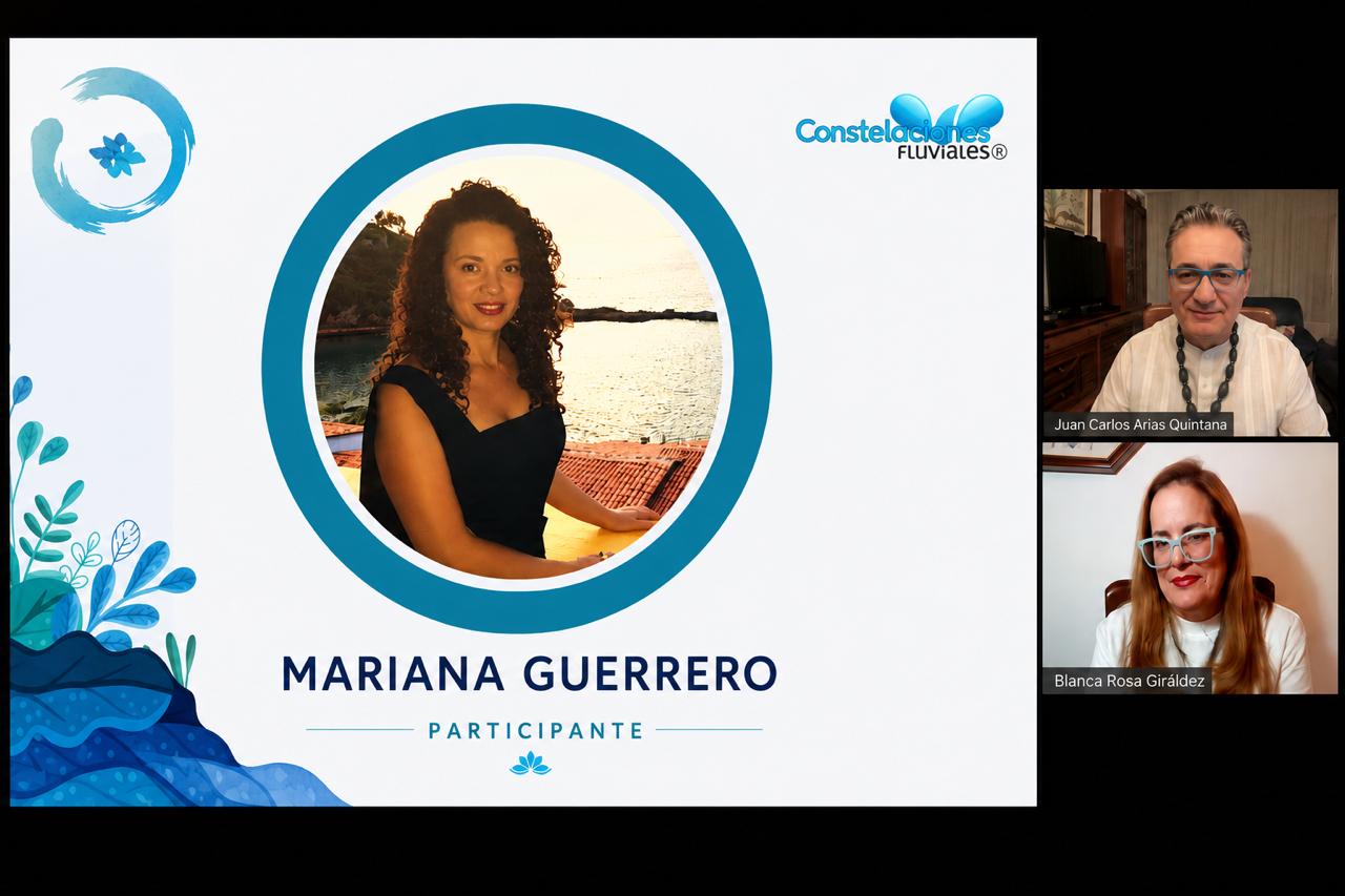 Mariana Guerrero en curso de Constelaciones Fluviales